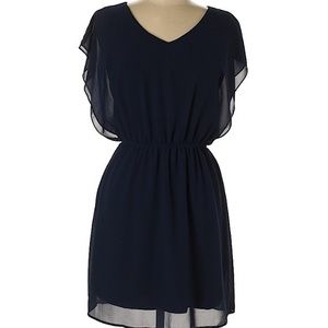 Francesca’s Short Navy Blue Dress